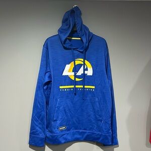 New Era LA Rams, adult combine hooded poly fleece.NWOT